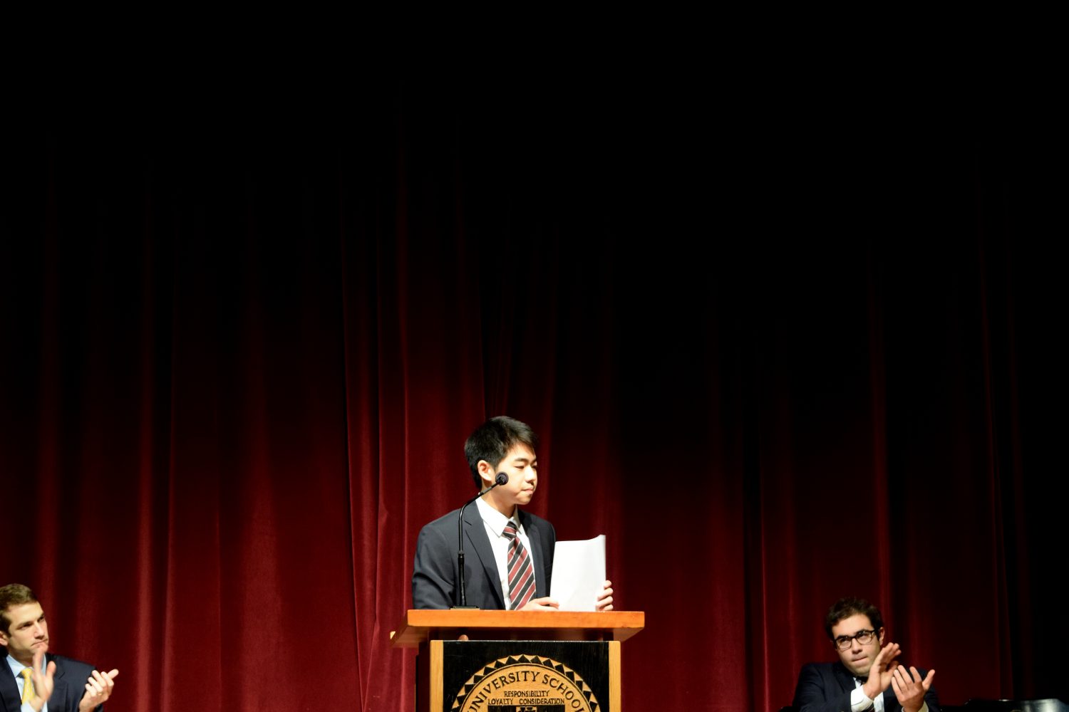 Assembly:  Michael Tans Senior Speech